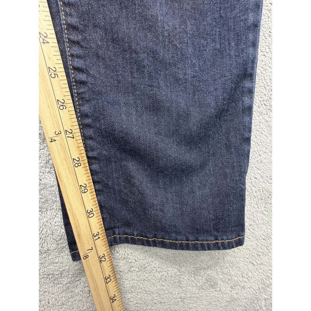 Lucky Brand 410 Jeans Mens Measured 38x32 Dark‎ Wash Blue Athletic Slim